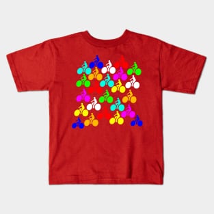 Multicolor bikes Kids T-Shirt